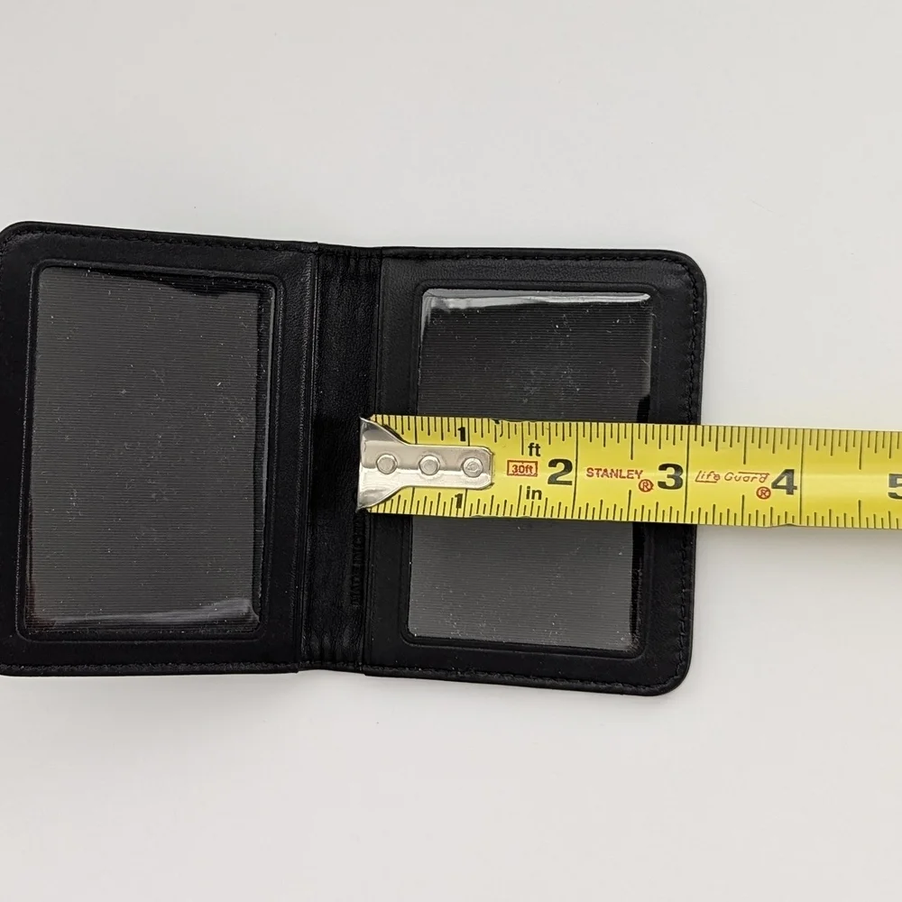 Coach Vintage Y2K Signature Logo Card/Photo Holder with 2 Plastic Covered Slots - Picture 11 of 13